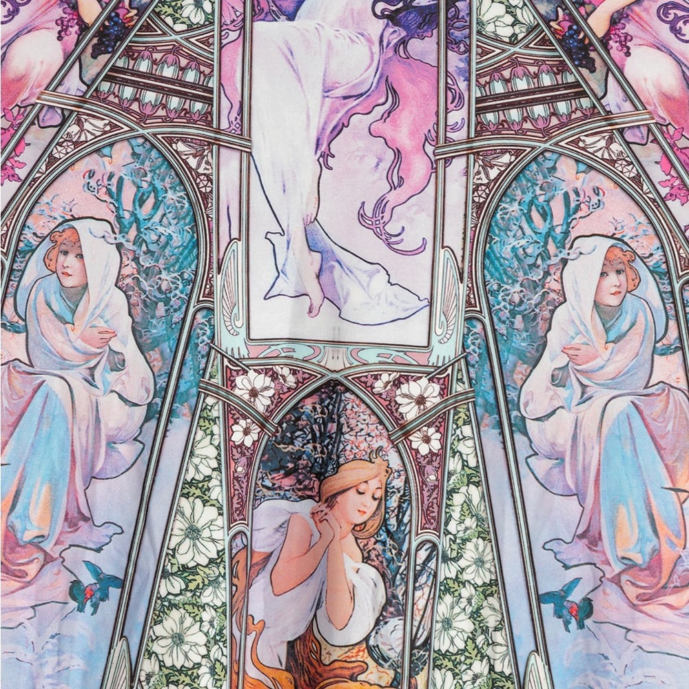 Blackmilk four seasons  Art Nouveau Midi Dress - Picture 5 of 10